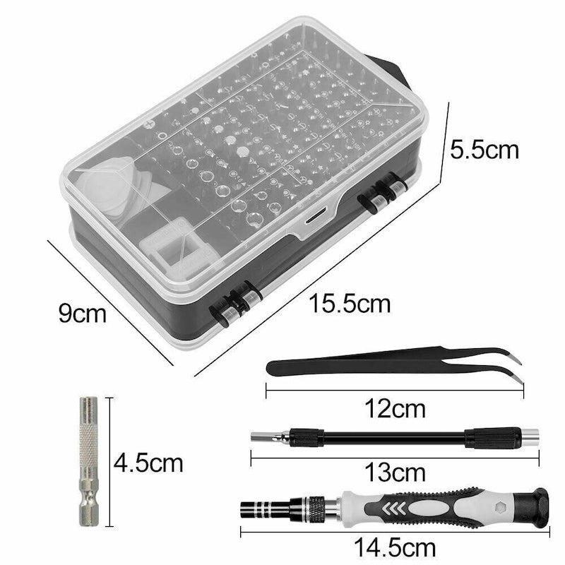 115 IN 1 Set Precision Screwdriver Torx Computer PC Phone Watch Repair Tool Kit